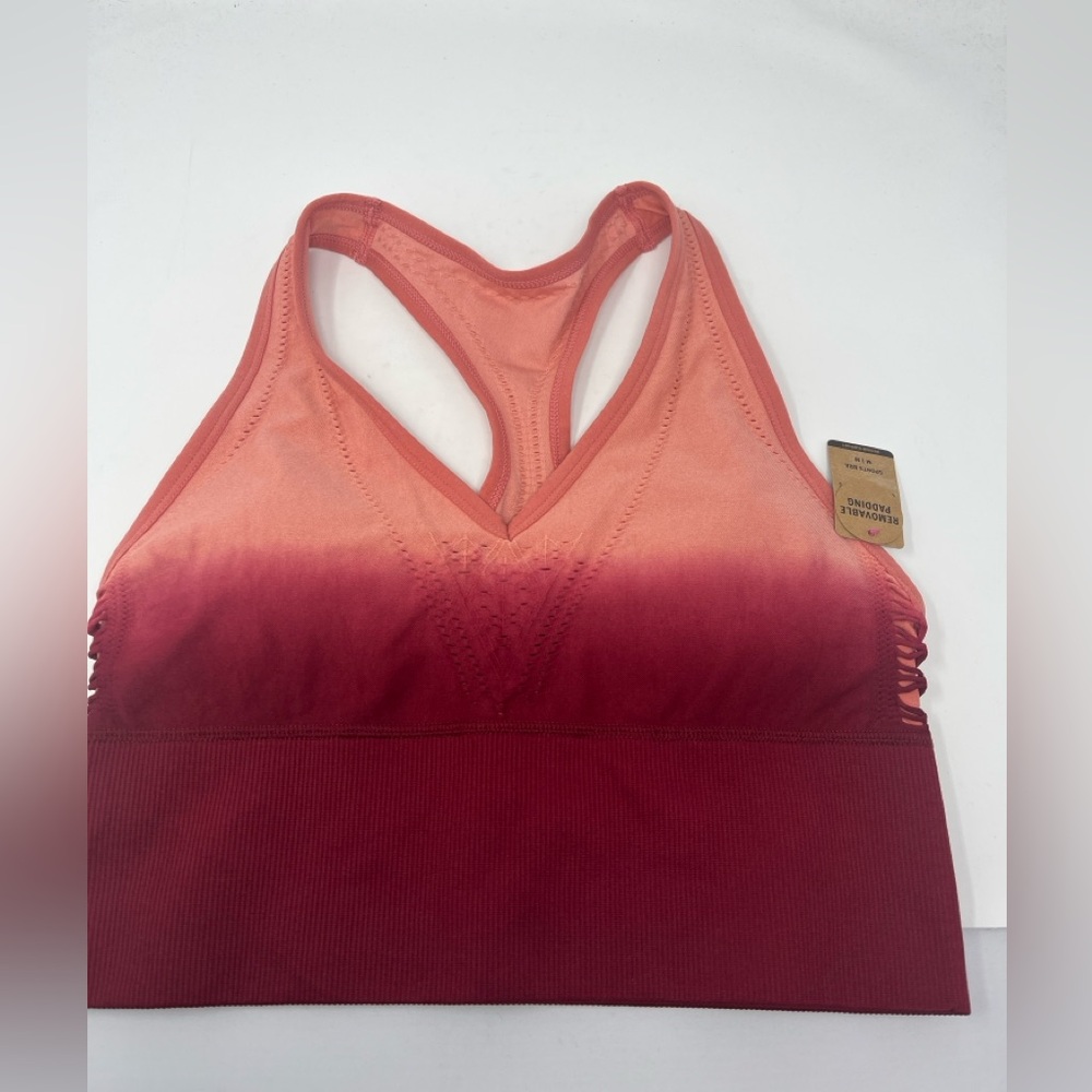 VICTORIA'S‎ SECRET PINK SEAMLESS SPORTS CROP RACERBACK BRA NEW Sz M